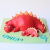 Stegosaurus Dino Cake